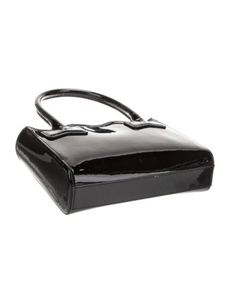 Mach & Mach Patent Leather Top Handle Bag