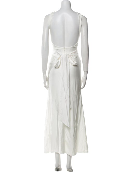 Mach & Mach V-Neck Long Dress