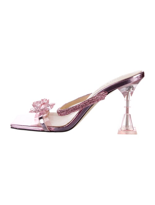 Mach & Mach PVC Crystal Embellishments Slides