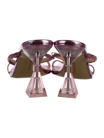 Mach & Mach PVC Crystal Embellishments Slides