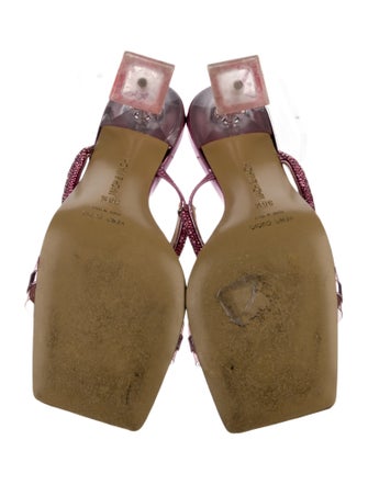 Mach & Mach PVC Crystal Embellishments Slides