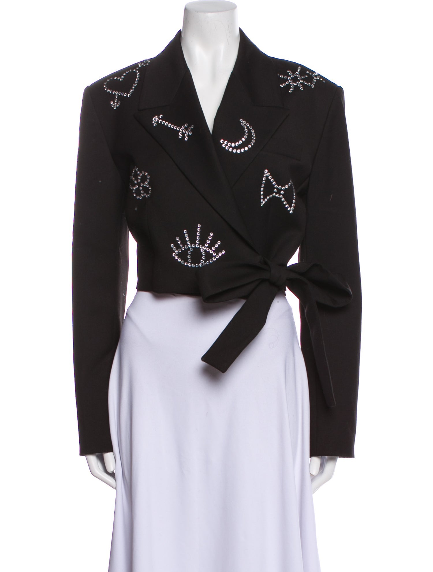 Mach & Mach Floral Print Evening Jacket