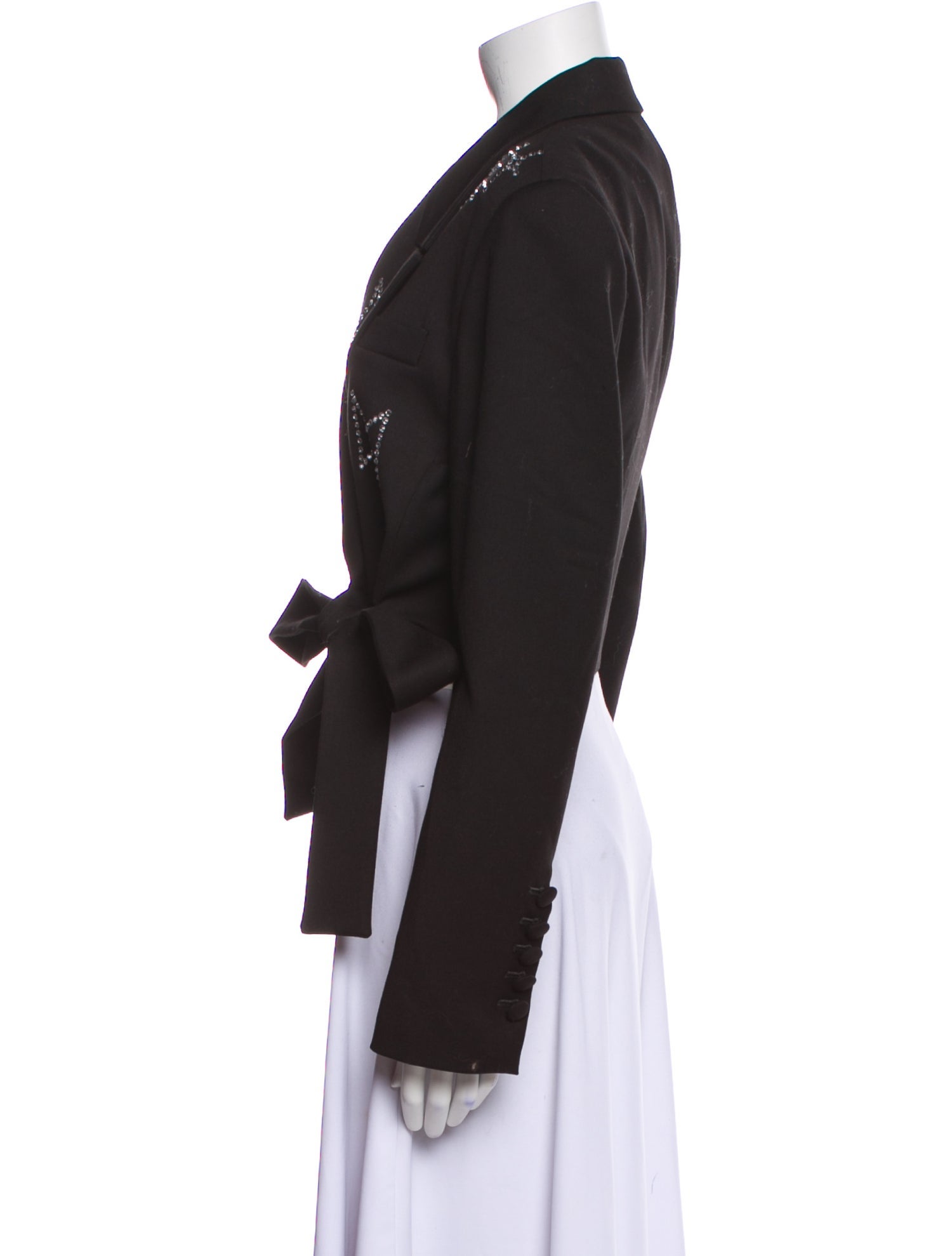 Mach & Mach Floral Print Evening Jacket