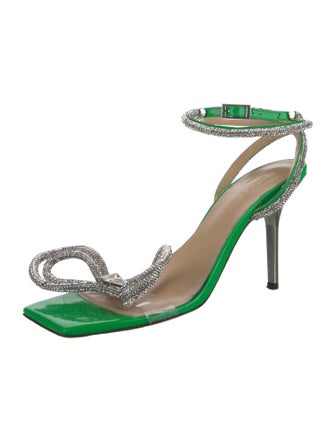 Mach & Mach PVC Bow Accents Sandals