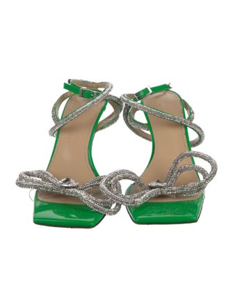 Mach & Mach PVC Bow Accents Sandals