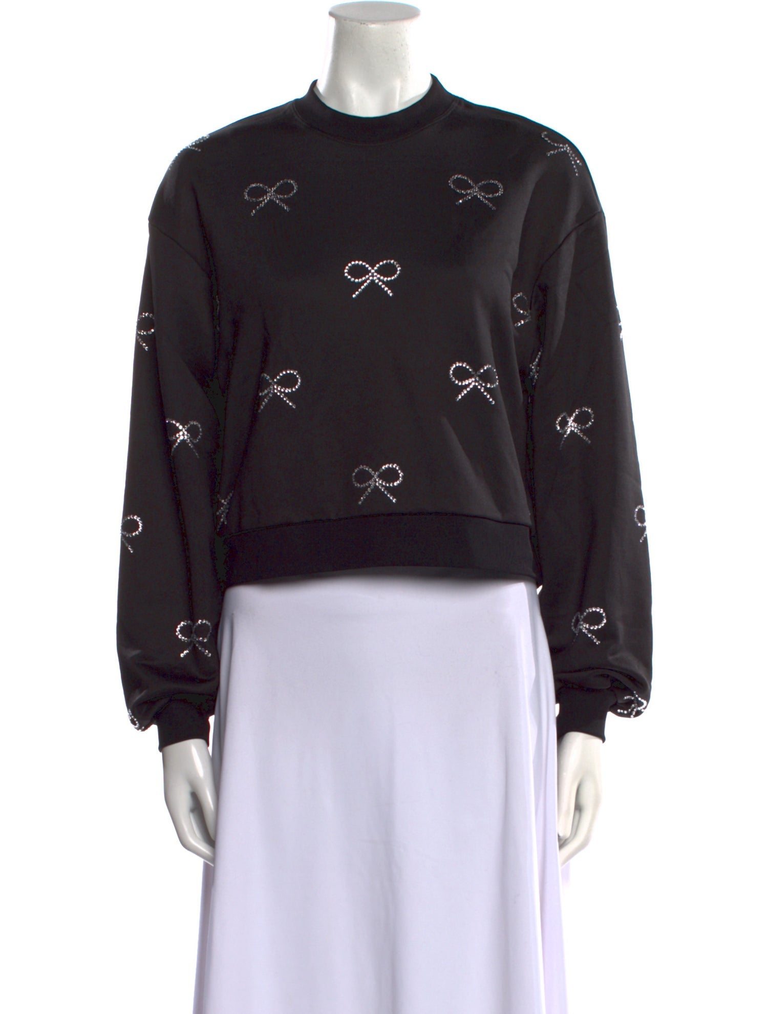 Mach & Mach Printed Crew Neck Sweatshirt w/ Tags