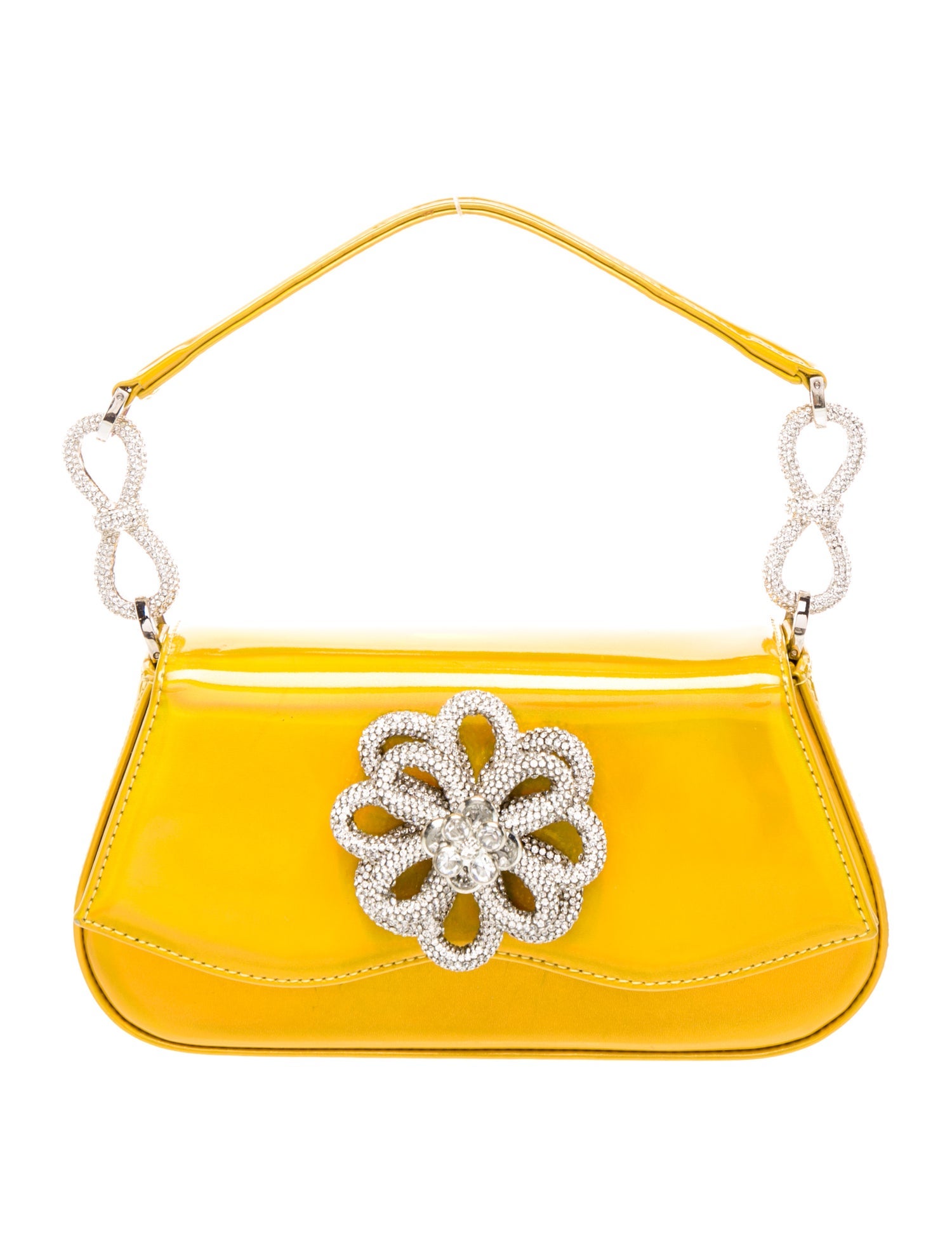 Mach & Mach Leather Top Handle Bag