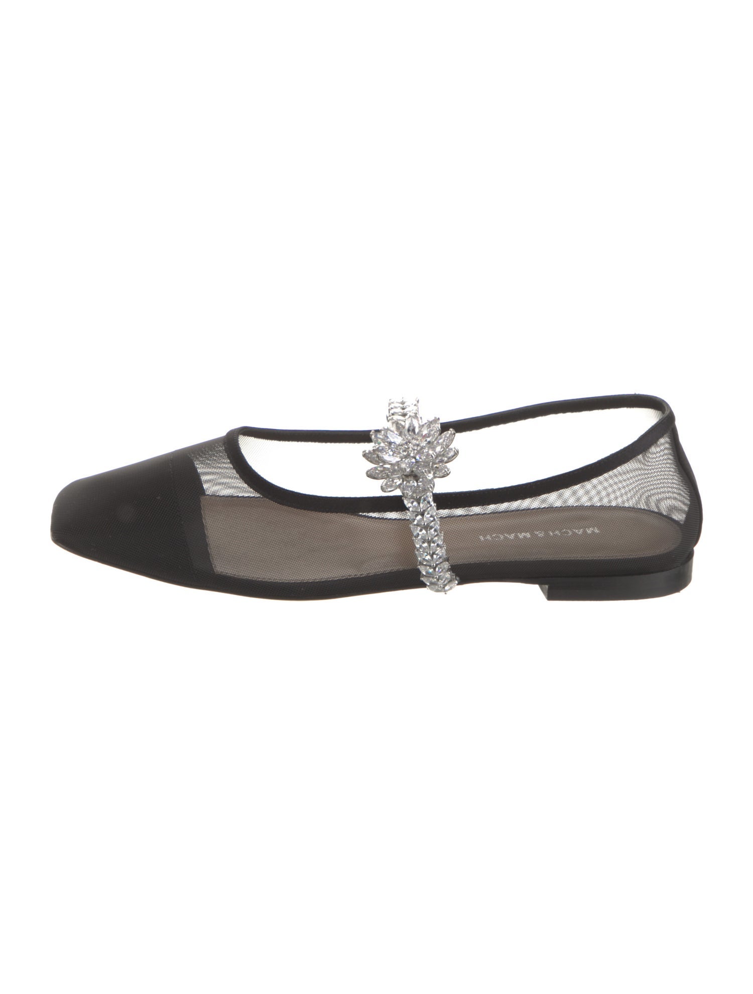 Mach & Mach Mesh Mesh Accents Ballet Flats