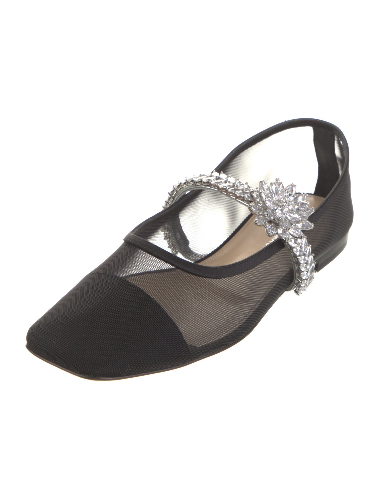 Mach & Mach Mesh Mesh Accents Ballet Flats