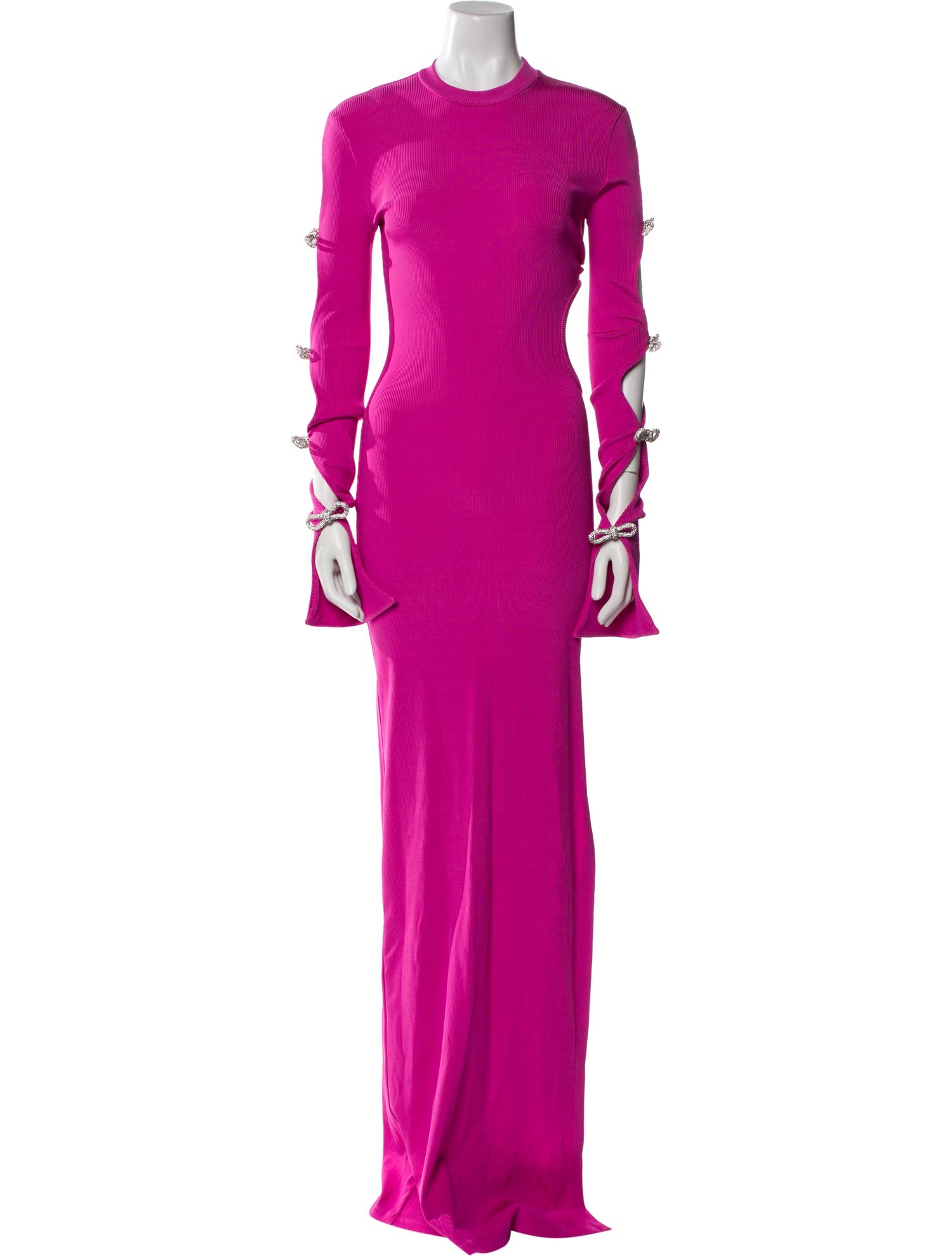 Mach & Mach Mock Neck Long Dress w/ Tags