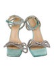 Mach & Mach Satin Sandals