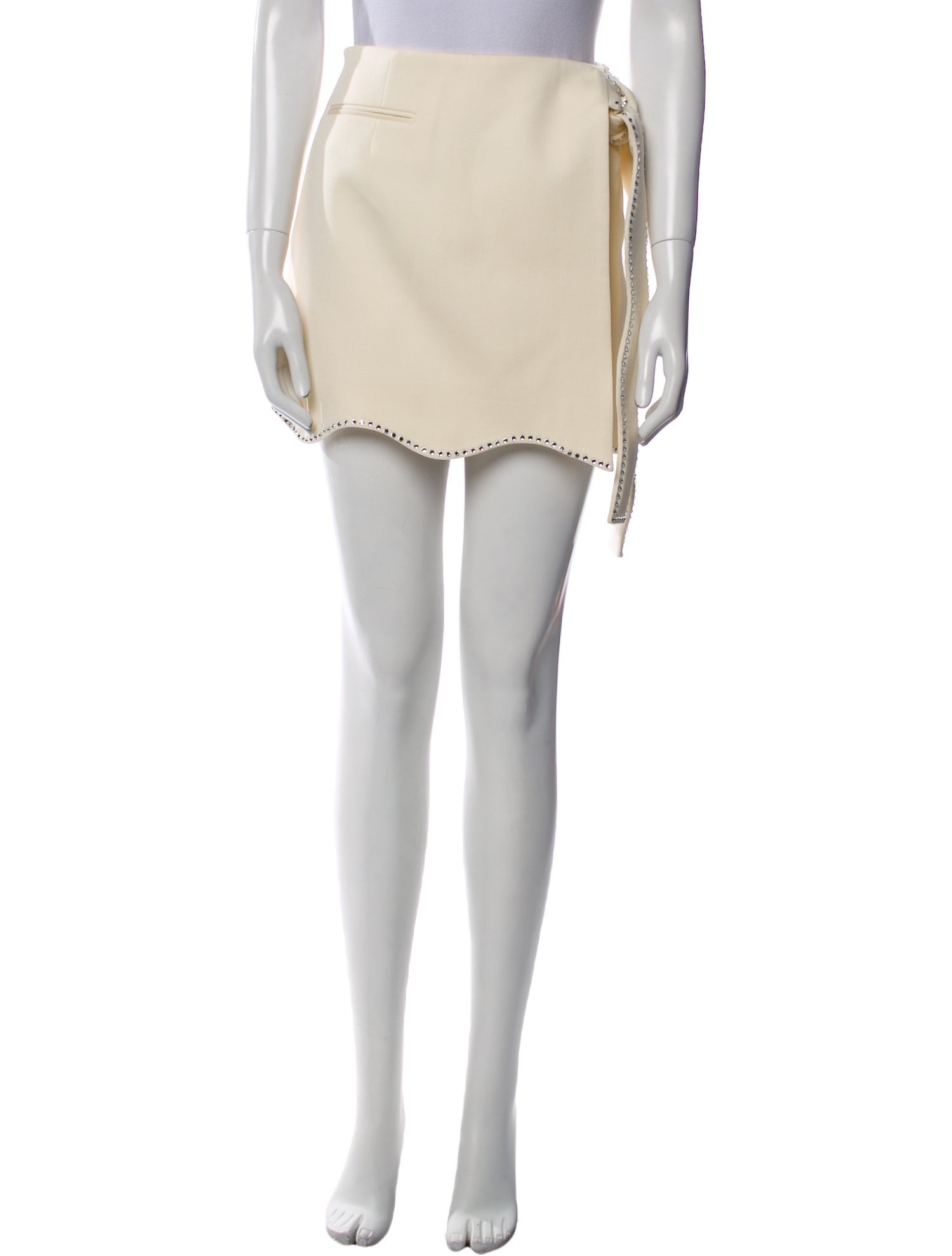 Mach & Mach Wool Mini Skirt w/ Tags