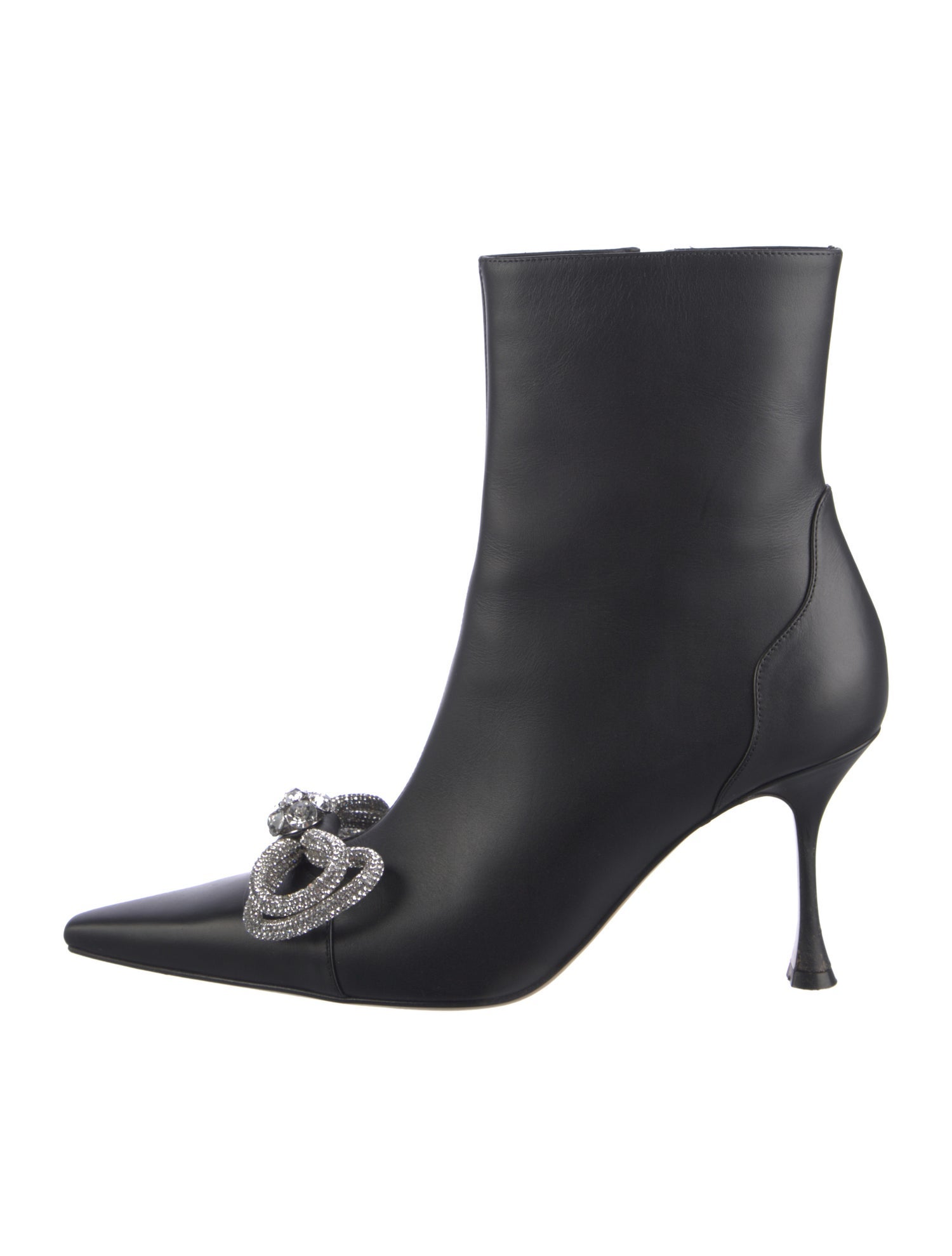 Mach & Mach Leather Bow Accents Boots