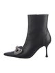 Mach & Mach Leather Bow Accents Boots