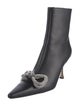 Mach & Mach Leather Bow Accents Boots