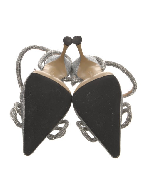 Mach & Mach Glitter Glitter Accents Slingback Pumps