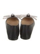 Mach & Mach Satin Bow Accents Ballet Flats