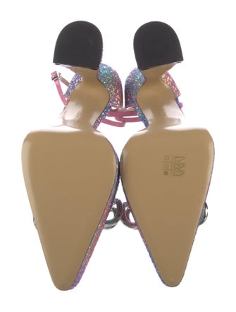 Mach & Mach Glitter D'Orsay Pumps