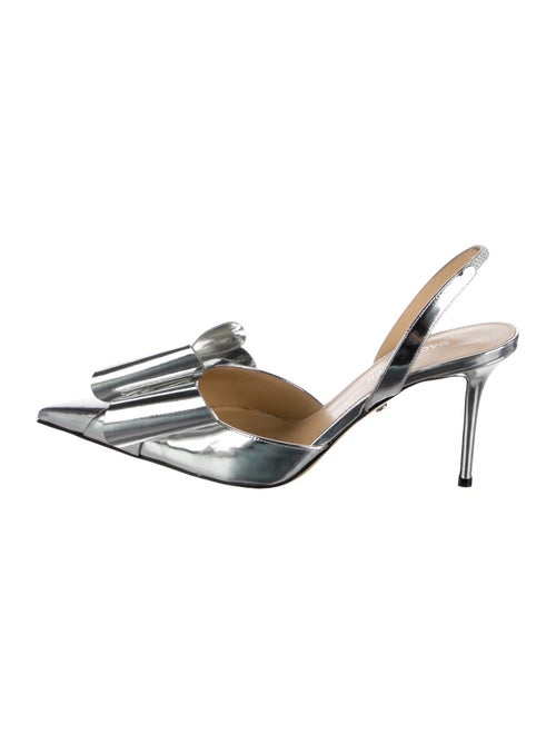 Mach & Mach Leather Slingback Pumps