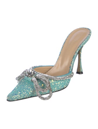 Mach & Mach Glitter Mules