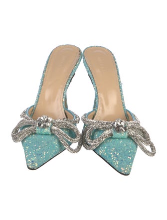 Mach & Mach Glitter Mules