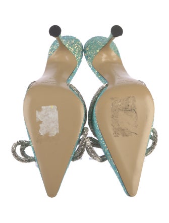 Mach & Mach Glitter Mules