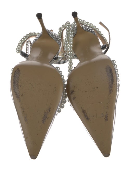 Mach & Mach PVC Crystal Embellishments D'Orsay Pumps