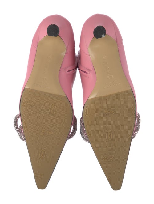 Mach & Mach Leather Bow Accents Sock Boots