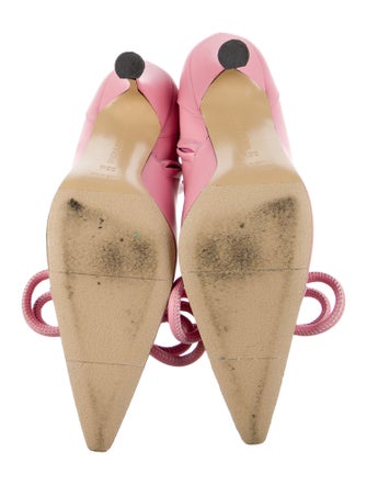 Mach & Mach Leather Bow Accents Sock Boots