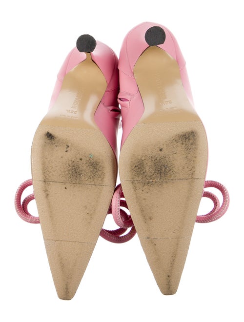 Mach & Mach Leather Bow Accents Sock Boots