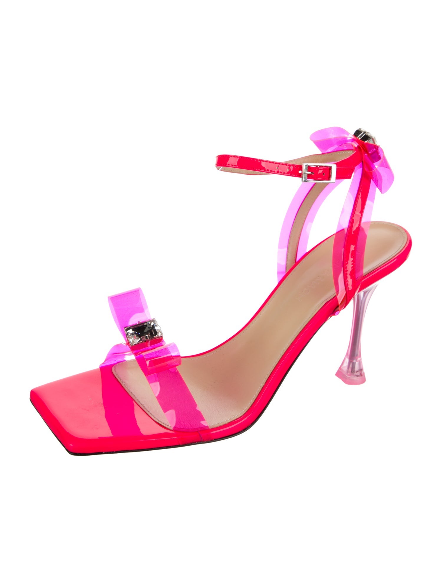 Mach & Mach Bow Accents Sandals