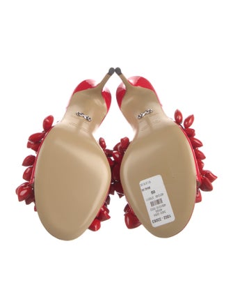 Mach & Mach Patent Leather Mules