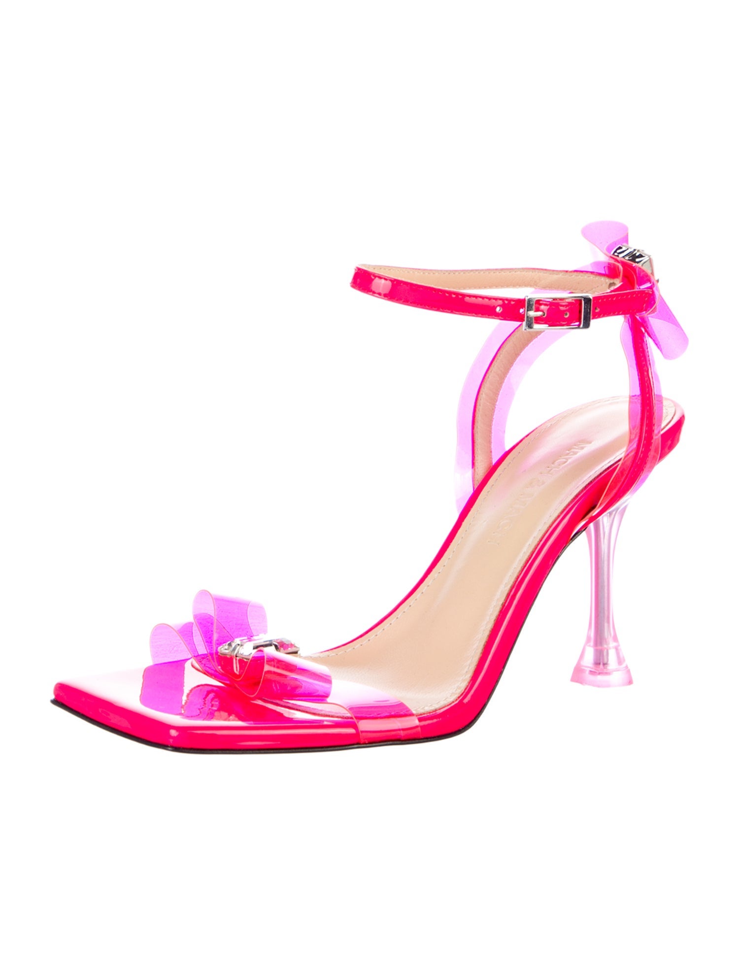 Mach & Mach PVC Bow Accents Sandals