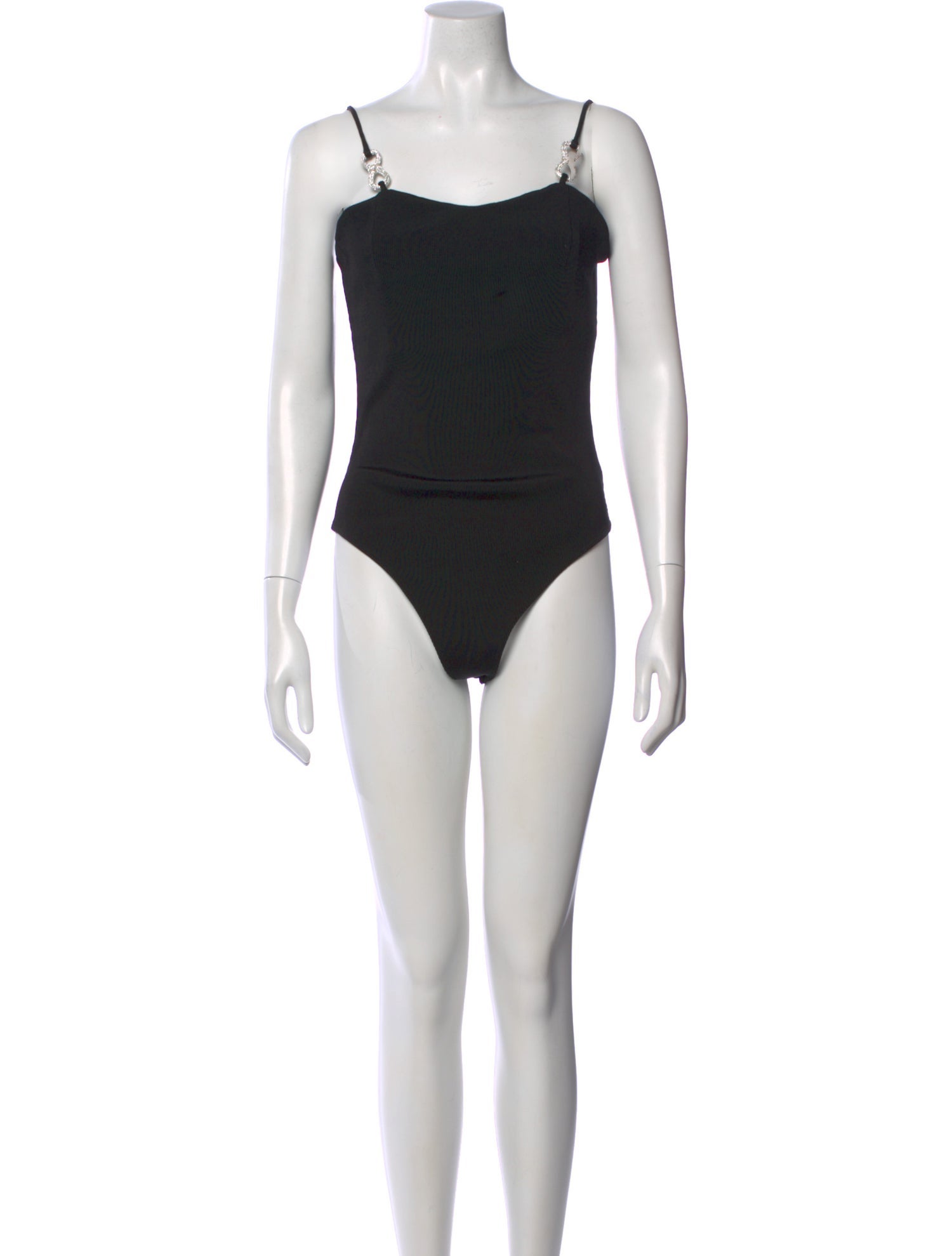 Mach & Mach Square Neckline Sleeveless Bodysuit