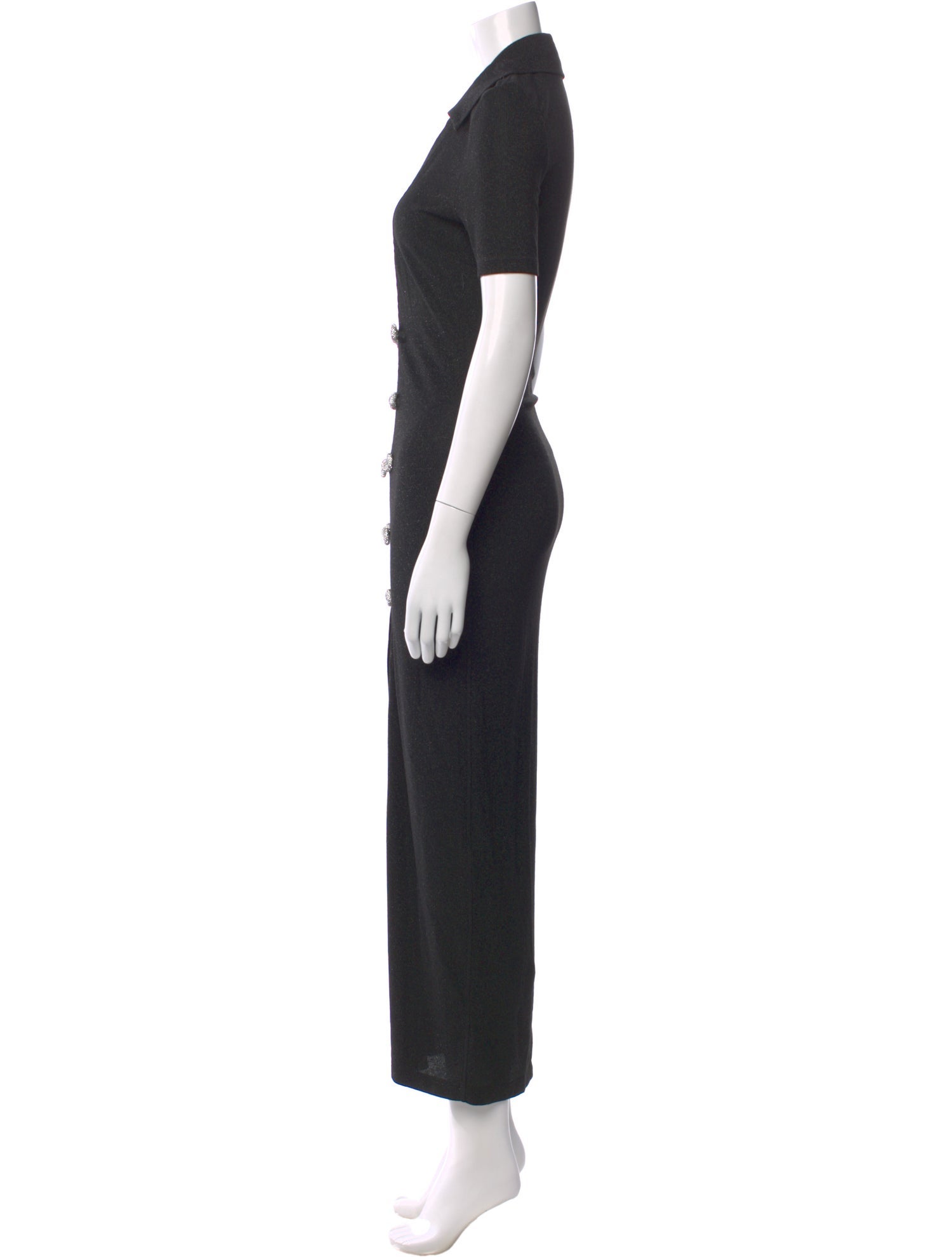 Mach & Mach V-Neck Long Dress
