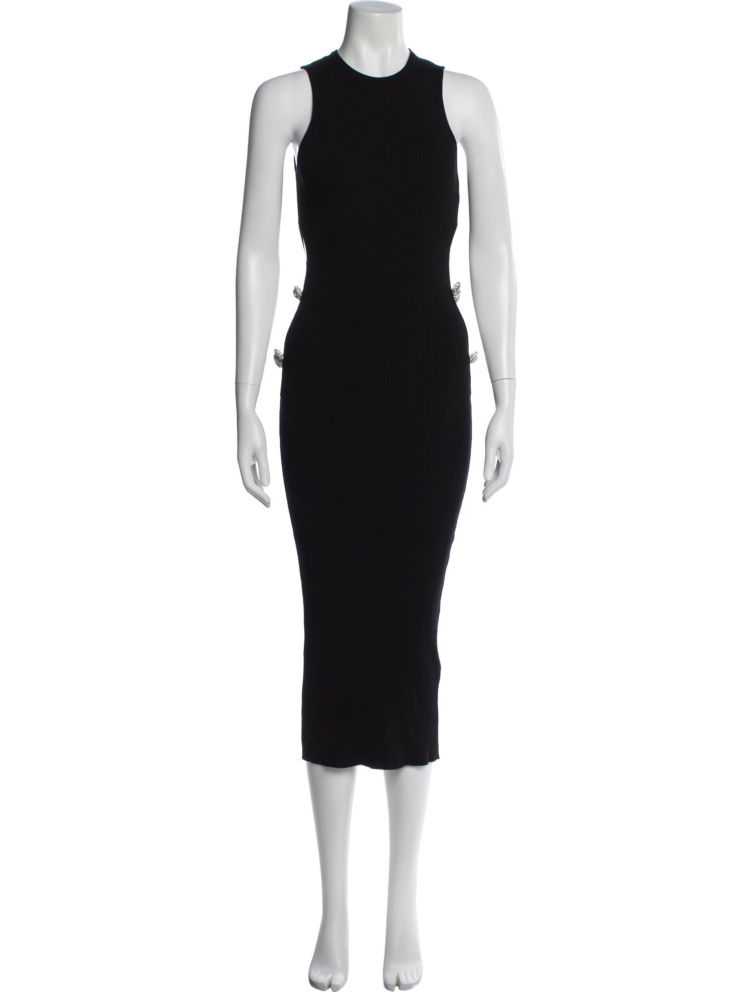 Mach & Mach Crew Neck Long Dress