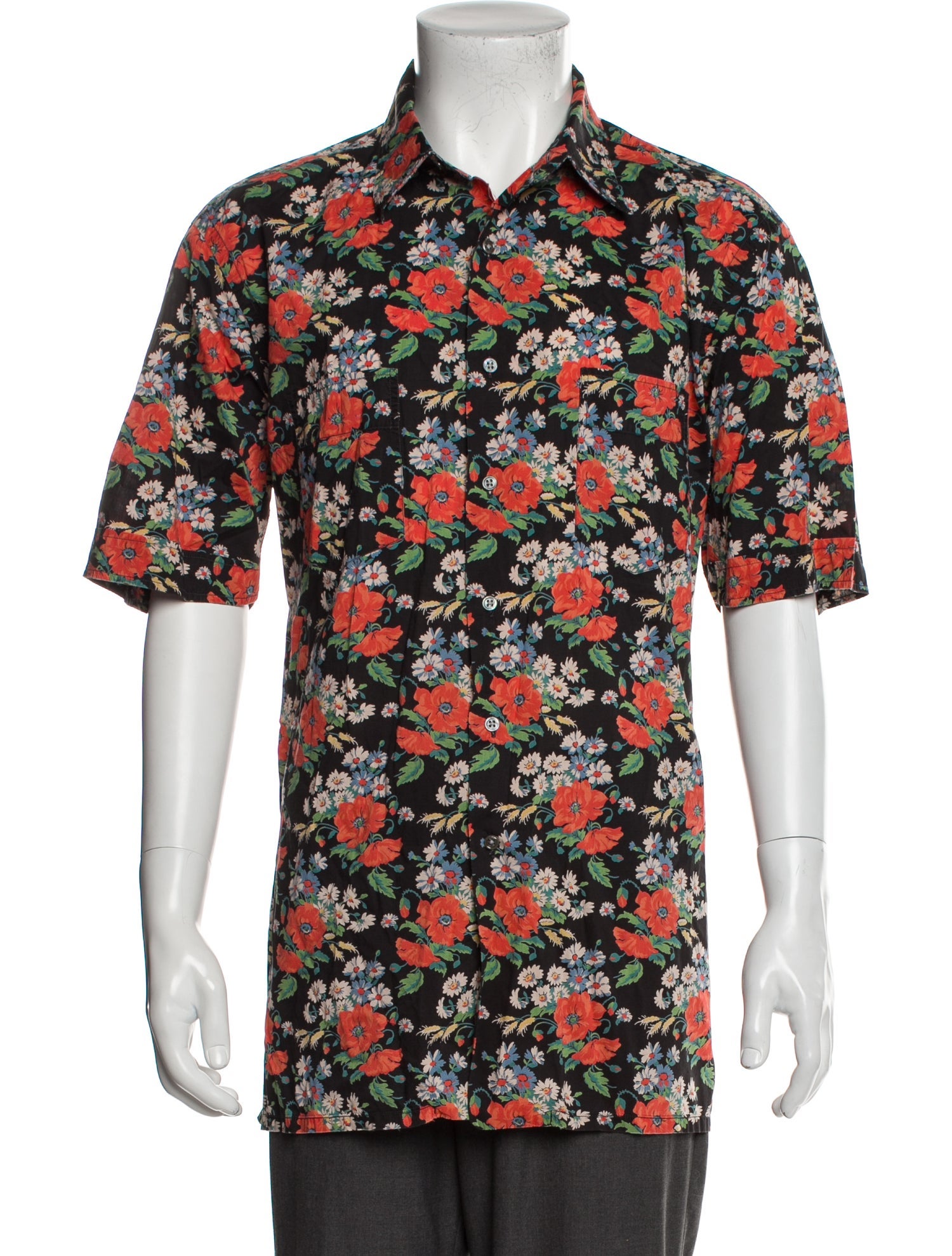 Maus & Hoffman Floral Print Short Sleeve Shirt