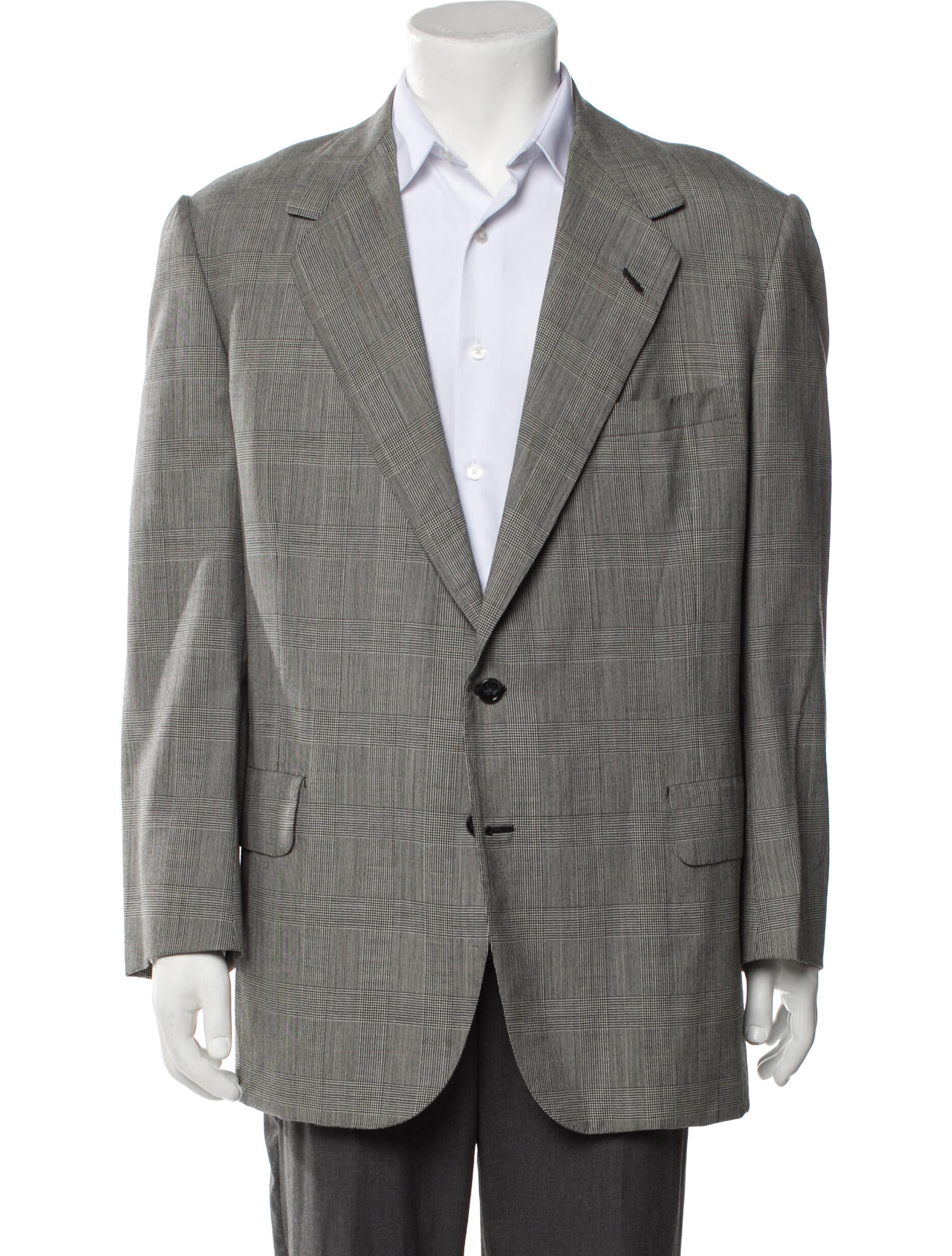 Maus & Hoffman Plaid Print Blazer