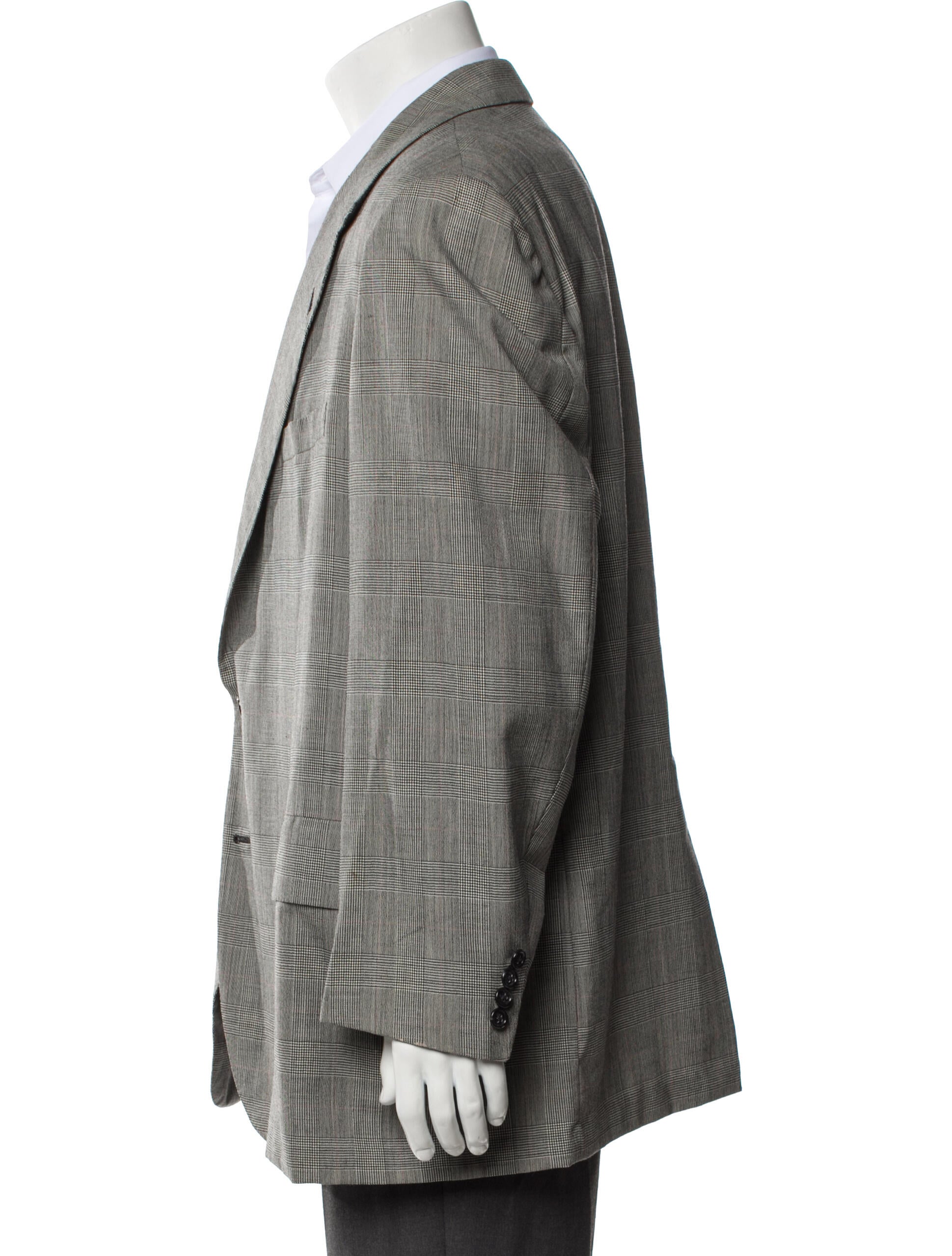 Maus & Hoffman Plaid Print Blazer