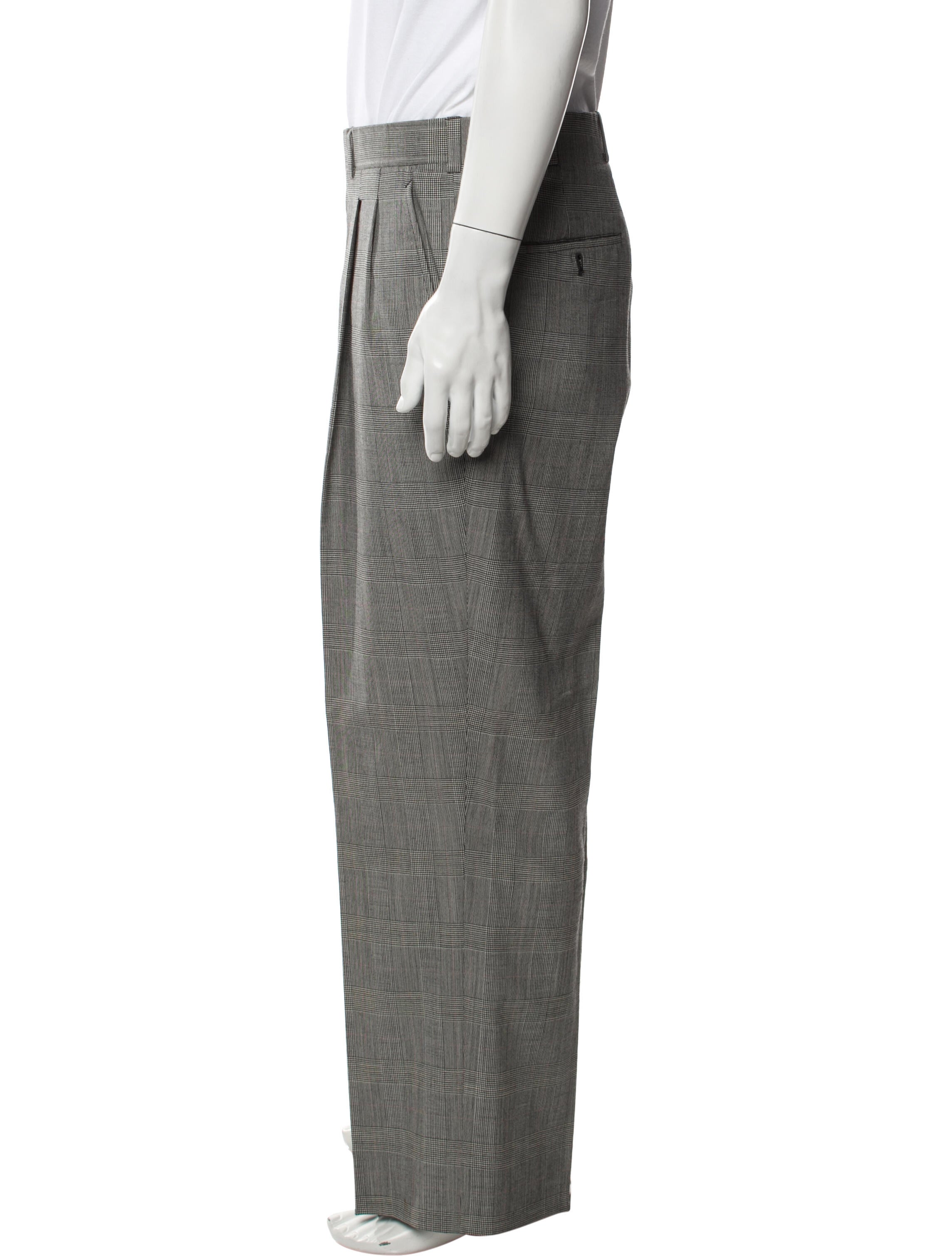 Maus & Hoffman Plaid Print Pants