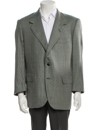Maus & Hoffman Plaid Print Blazer