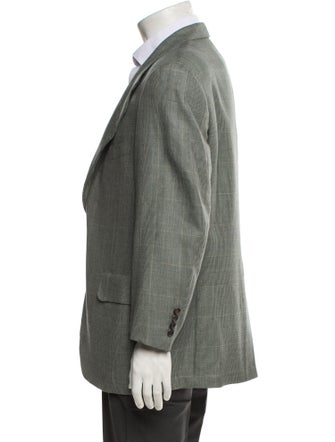 Maus & Hoffman Plaid Print Blazer