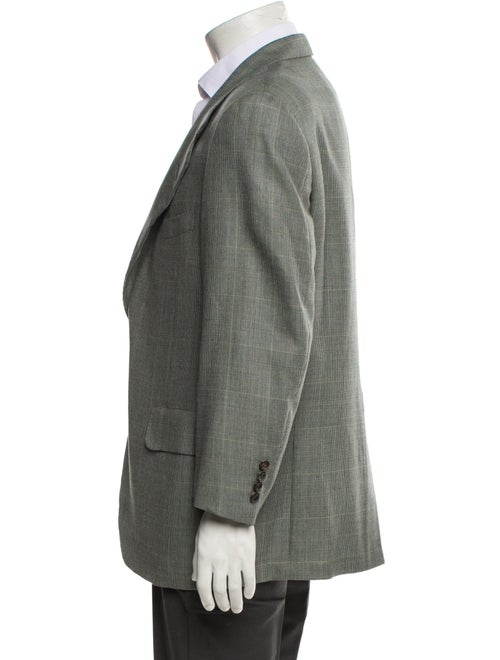Maus & Hoffman Plaid Print Blazer