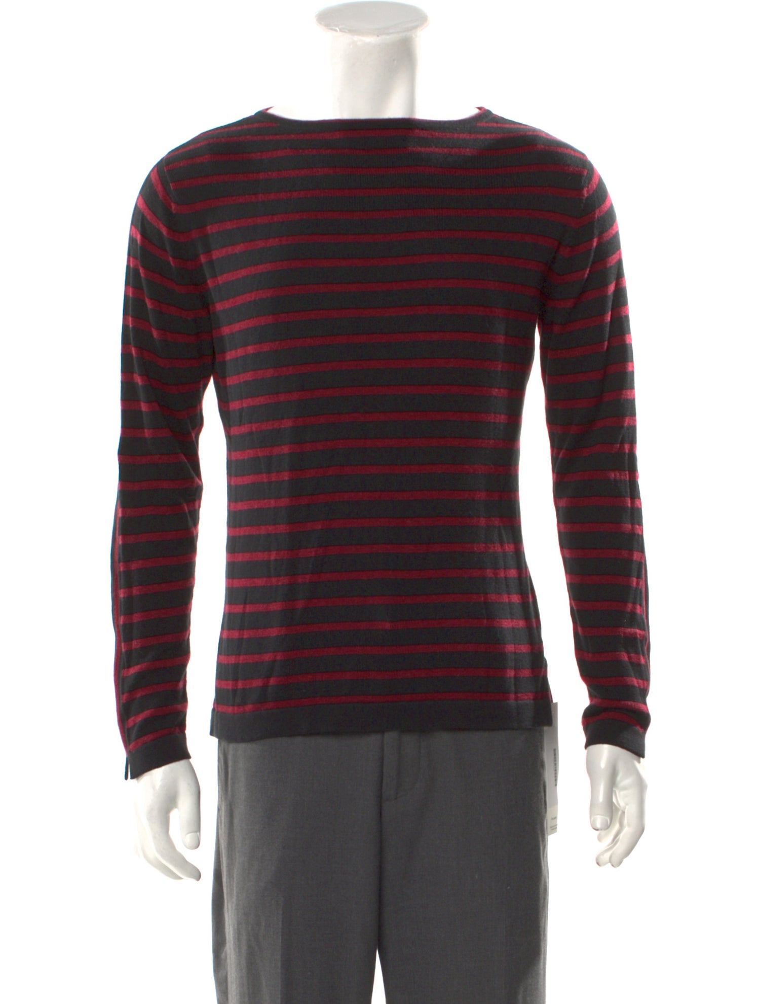 Maus & Hoffman Striped Crew Neck T-Shirt