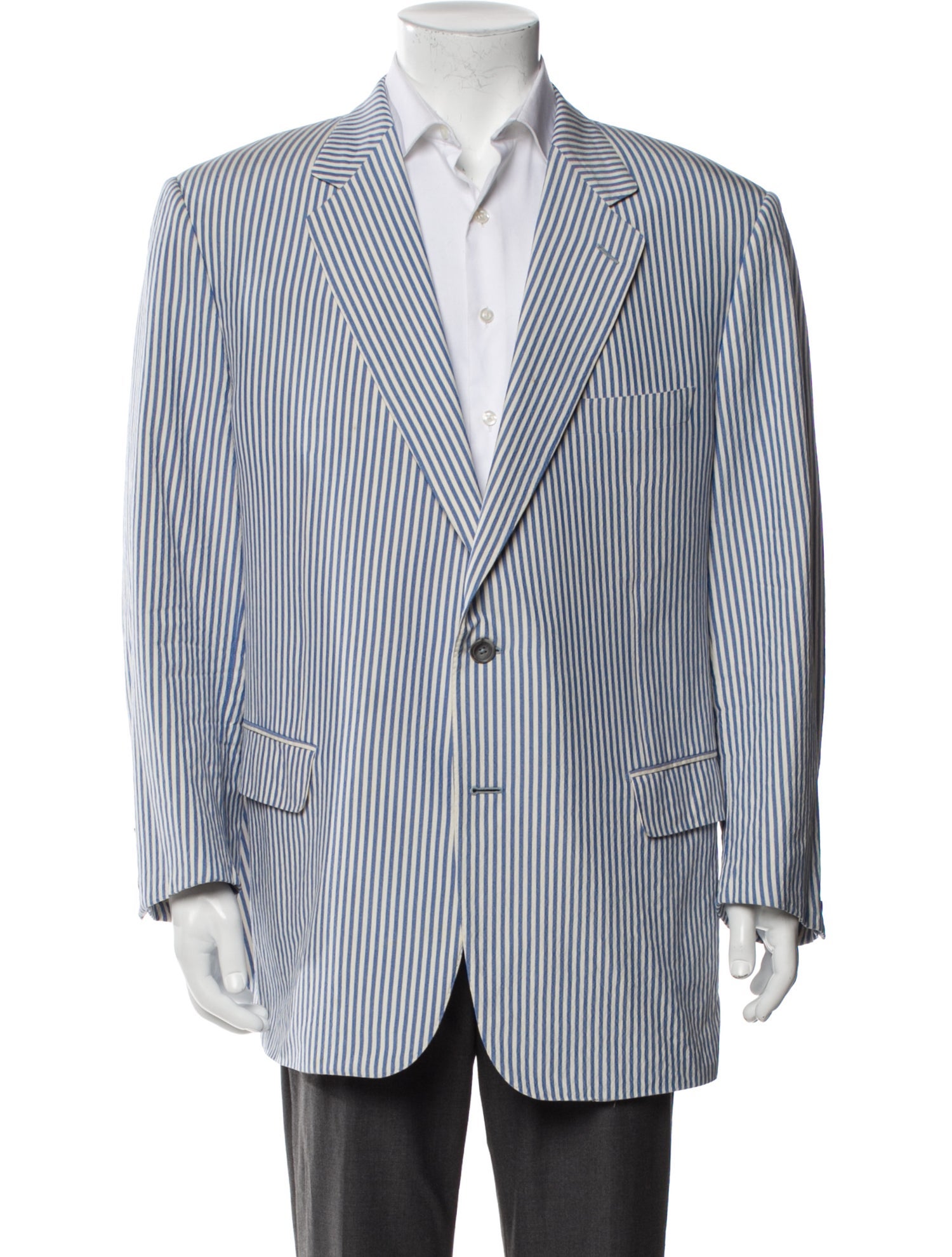 Maus & Hoffman Silk Striped Blazer