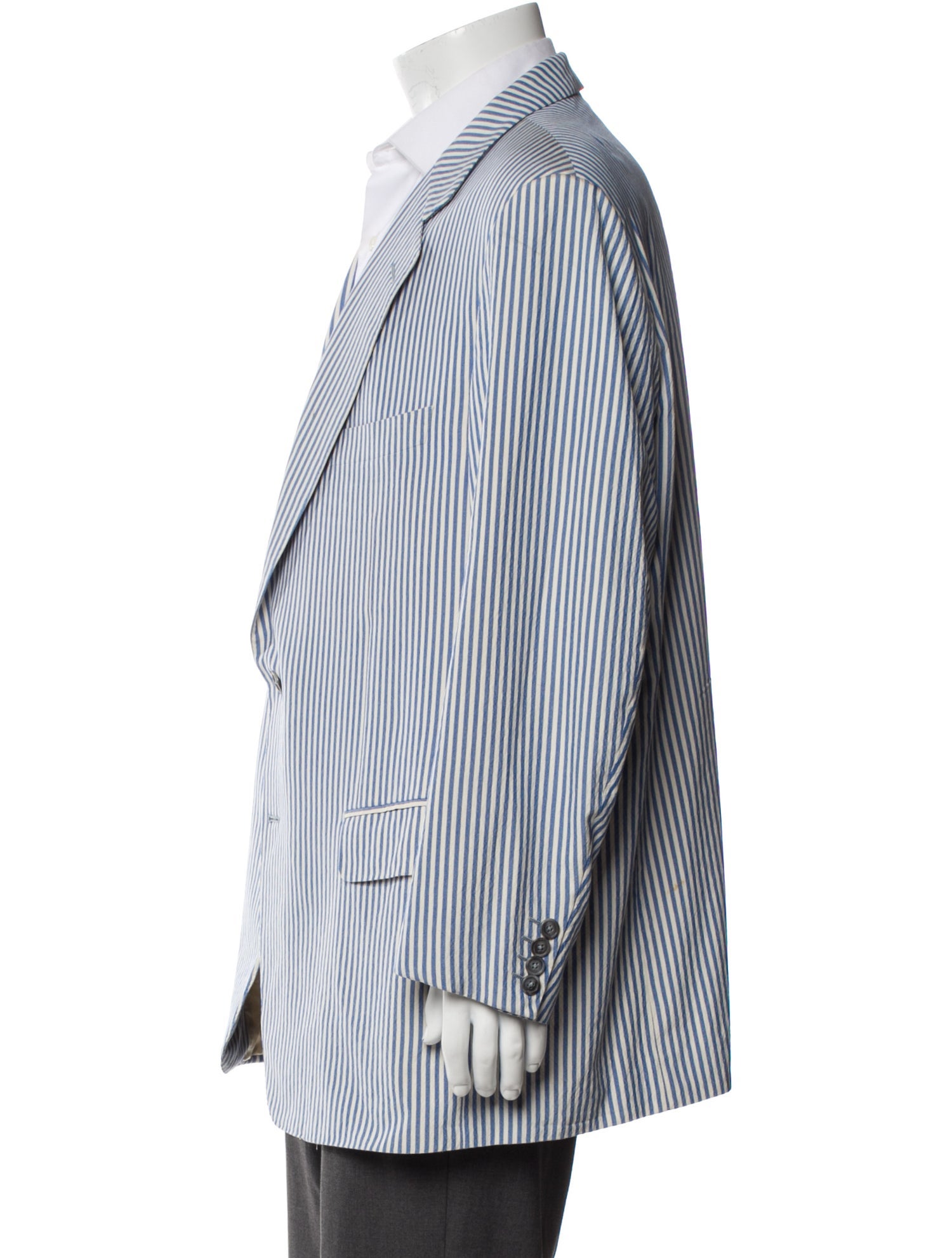 Maus & Hoffman Silk Striped Blazer