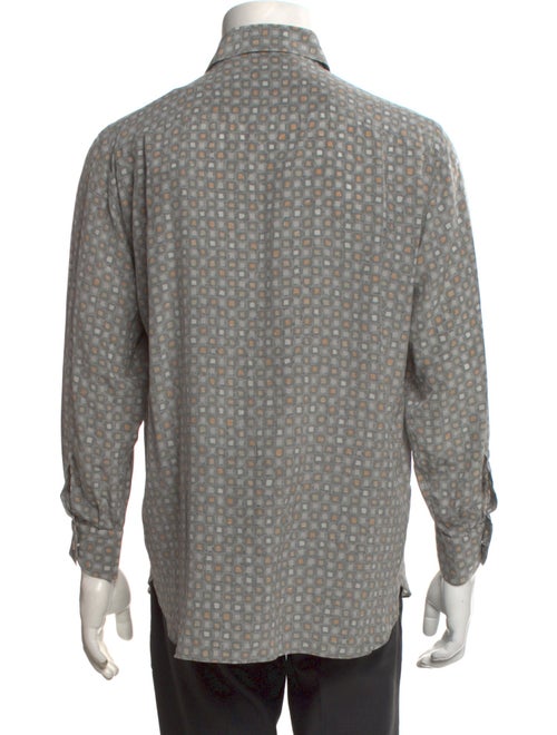 Maus & Hoffman Silk Polka Dot Print Shirt