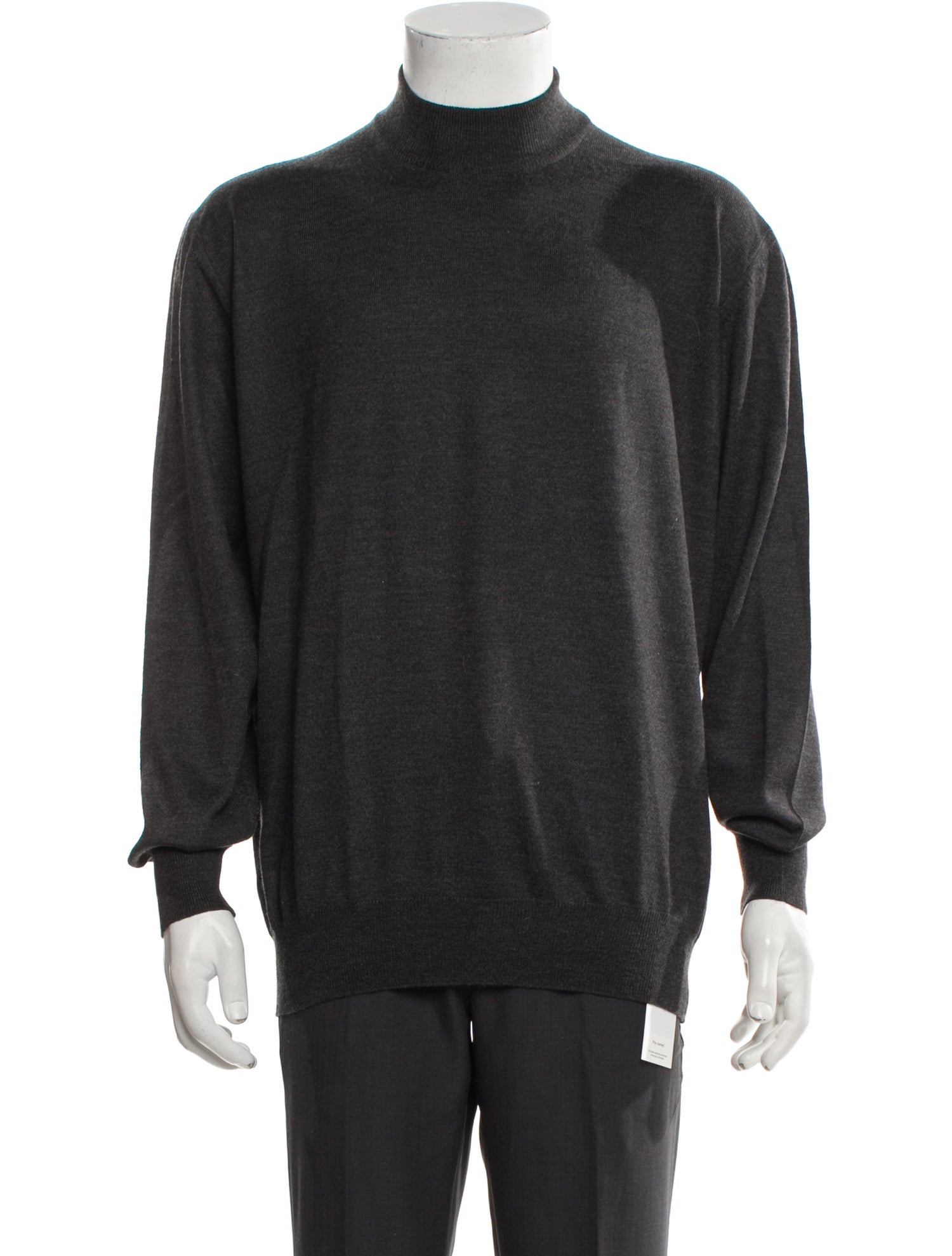 Maus & Hoffman Virgin Wool Turtleneck Polo Sweater