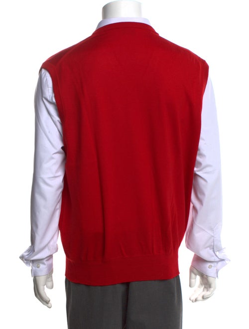 Maus & Hoffman Virgin Wool V-Neck Sweater Vest