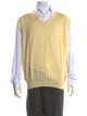 Maus & Hoffman Virgin Wool V-Neck Sweater Vest
